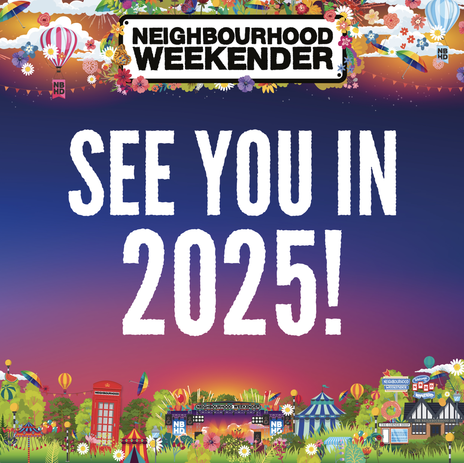 Neighbourhood Weekender 2025 Irvin Leisure