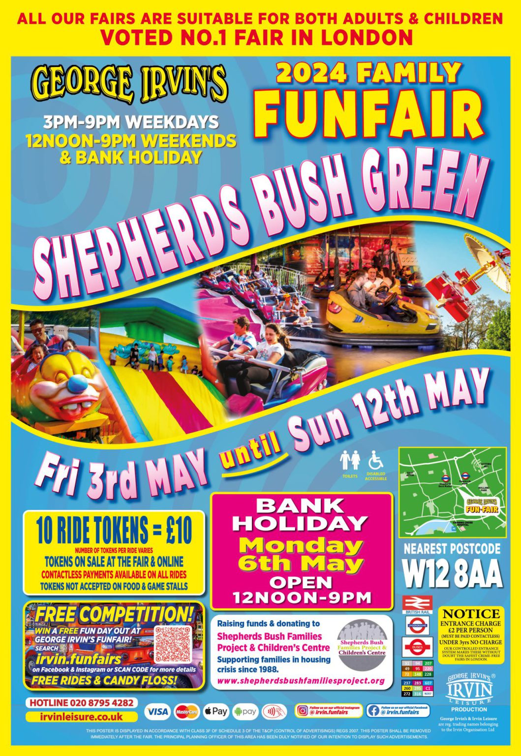 Shepherd's Bush Green Family Funfair - Irvin Leisure