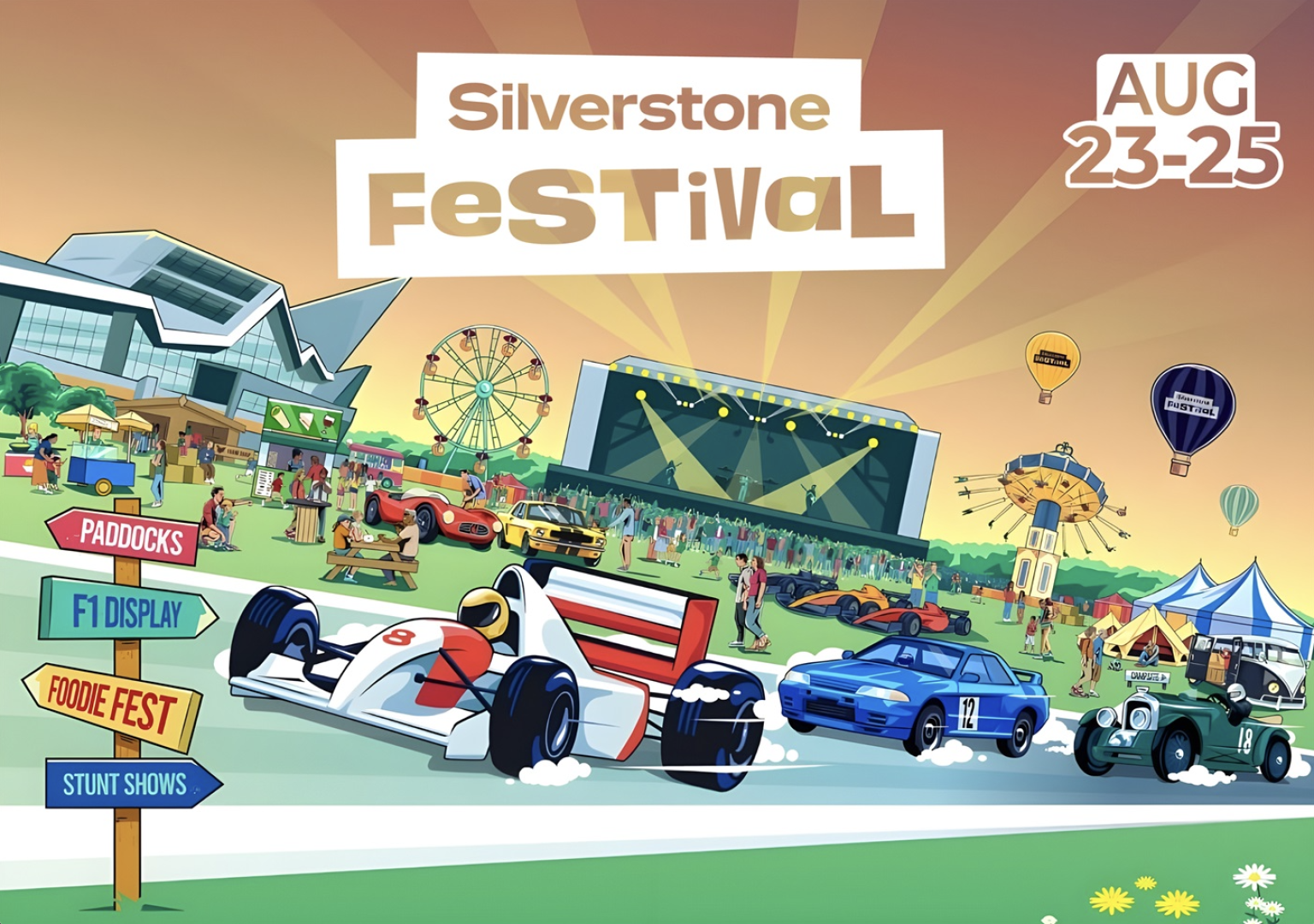 Silverstone Festival The world's largest historic motorsport weekend 2024 Irvin Leisure