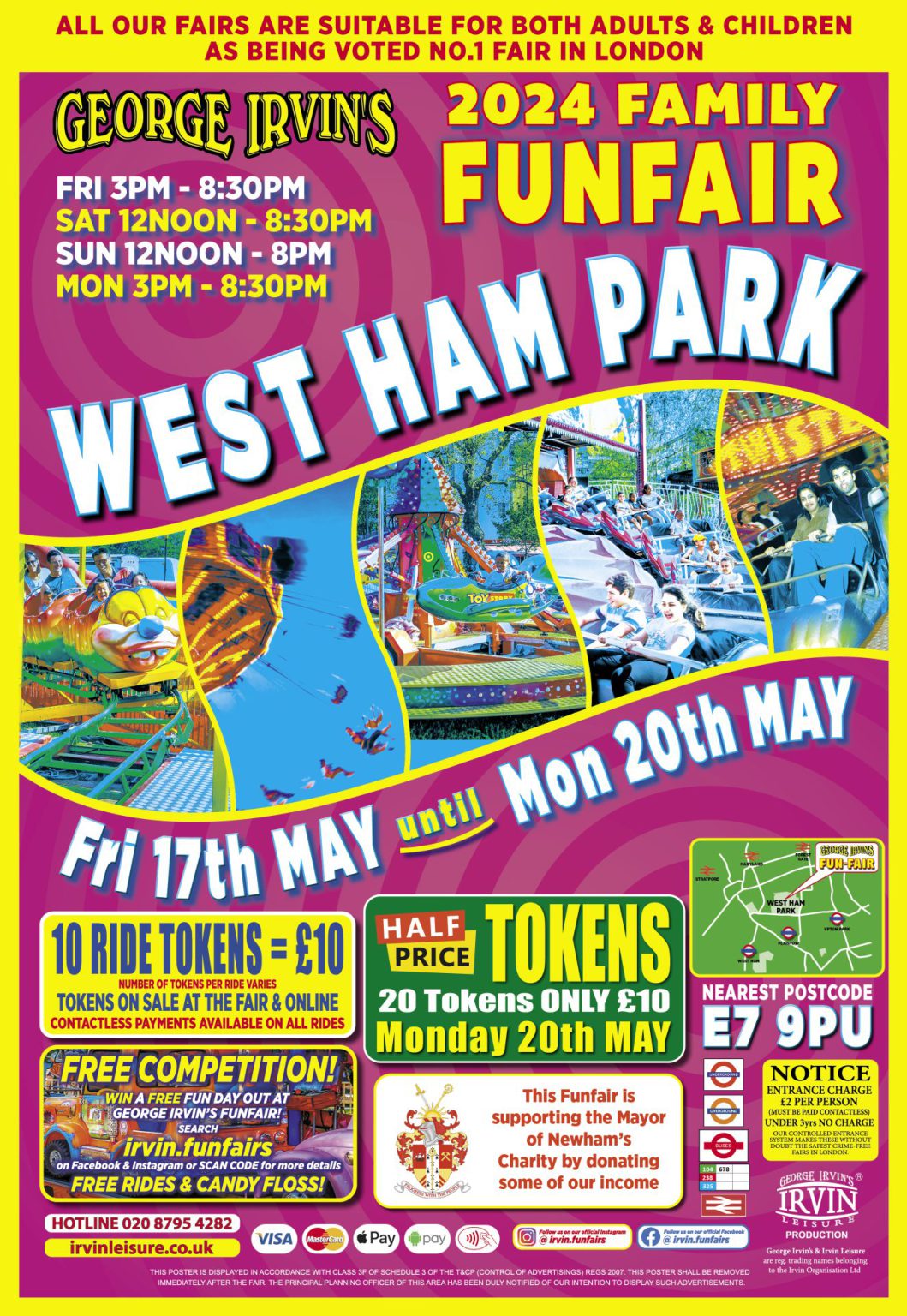 West Ham Family Funfair Irvin Leisure